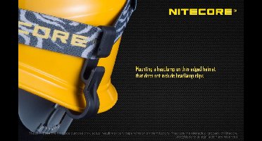 Nitecore NHC10 Helmclip 4 stuks