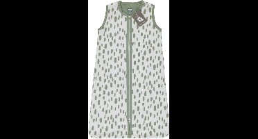 Briljant Baby Slaapzak Zomer Baby Dots - White/Oil Groen - 90cm - Baby Zomerslaapzak