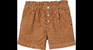 Vertbaudet Fluwelen short met paperbag-vorm meisjes