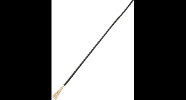 TRU COMPONENTS 1570948 Draad LiY 1 x 0.22 mm² Zwart 100 m