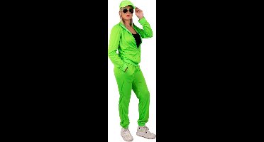 Kikker Fresh Neon Groen Retro Trainingspak - Vrouw