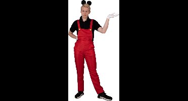 Tuinbroek Heren Rood - Maat 56/58