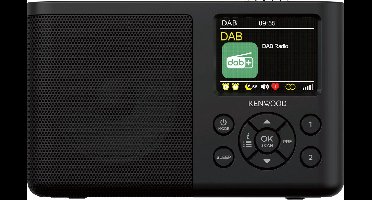 Kenwood CR-M33DAB DAB+ Radio - Interne accu - Zwart