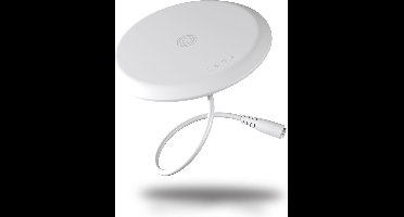 Zens Built-In Wireless Charger 1× Qi 15 W inbouw draadloze lader bureau tafel Wit