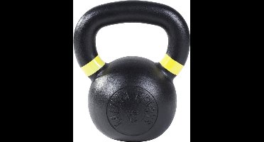Gorilla Sports Kettlebell - 16 kg - Gietijzer - Olympisch - Zwart