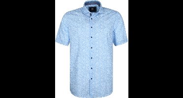 Suitable KM Overhemd Craig Blauw - Maat L - Heren - Casual Shirt