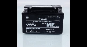 Batterie SLA Yuasa pour Quad Suzuki 450 Lt-R Quadracer New Gearbox 2011 à 2012 YTX7A-BS / YTX7A / 12V 6.3Ah Neuf