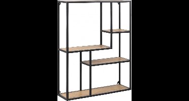 Sea boekenkast met 3 planken in wild eiken print.