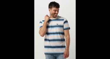 PME Legend Short Sleeve R-neck Single Jersey Printed Polo's & T-shirts Heren - Polo shirt - Blauw - Maat S