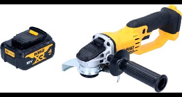 DeWalt DCG 412 N accu haakse slijper 18 V 125 mm + 1x accu 4,0 Ah - zonder oplader