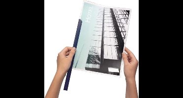 KLEMRUG DURABLE A4 3/4MM DONKERBLAUW