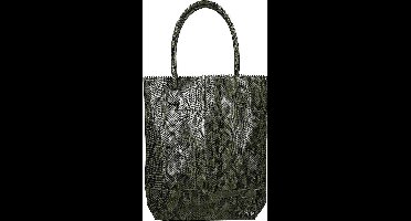 Zebra Trends Natural Bag shopper army snake
