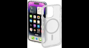 Hama MagCase Safety Cover Hoesje geschikt voor iPhone 14 Pro Max - Compatibel met Magsafe / Draadloos Laden - Transparant