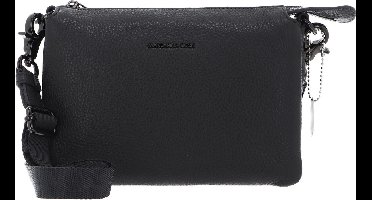 MANDARINA DUCK Leren schoudertas Mellow Leather Crossbody Bag Stormy Weather donkergrijs