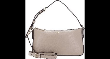 DKNY Leren Schoudertas Handtas Bryant Park Tz Demi Crossbody Bag LT Khaki Beige