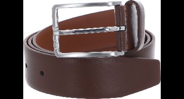 BOSS Leren Riem Erman-L Sz35 Leather Belt W80 Brown Bruine