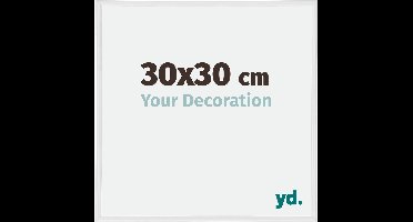 Your Decoration - Fotolijst 30x30 cm - Kunststof - Wit Hoogglans - Annecy