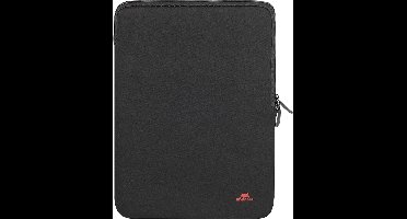 Rivacase 5221 Antishock - Laptop Hoes voor MacBook 13 (max 13.3 inch Laptop) - Verticaal - Zwart