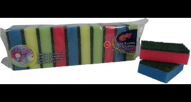 Multy Schuurspons 10 stuks doos a 24