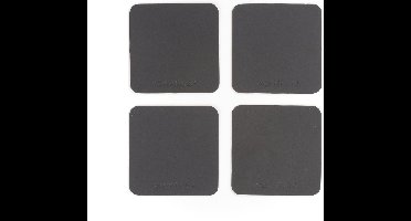 Vacavaliente - Onderzetter - Set 4 stuks - Grijs - 10 x 10cm