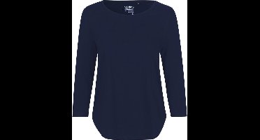 Neutral - Driekwart Mouwen T-shirt Dames - Donkerblauw - 100% Duurzaam - XXL