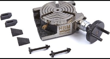 HBM Verdeeltafel 100 mm met Opspanset, 8 x 8 mm