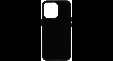 Mobiparts hoesje geschikt voor Apple iPhone 13 Pro - Zacht TPU - Schokabsorberend TPU - Grip Coating - Zwart