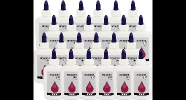 Schoollijm, 24x100 ml/ 1 doos