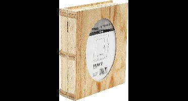 Boek doos, afm 21,7x18 cm, gatgrootte 16x10,8 cm, dikte 5,6 cm, 1 stuk