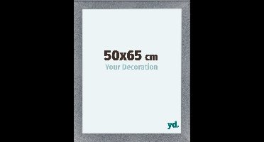 Your Decoration - Fotolijst 50x65 cm - MDF - Aluminium Geborsteld - Como