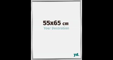 Your Decoration - Fotolijst 55x65 cm - Kunststof - Zilver - Bordeaux