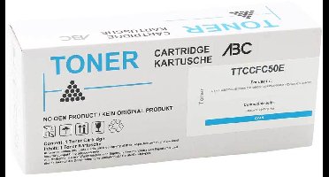 ABC huismerk Toner geschikt voor Toshiba T-FC50E-C cyan E-Studio 2555 2555C/SE 2555RR 3055 3055C/SE 3555 3555C/SE 4555 4555C/SE 5055 5055C/SE