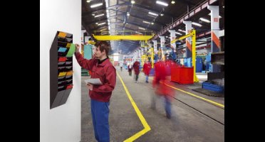 Durable folderhouder Flexiboxx 12 A4 transparant