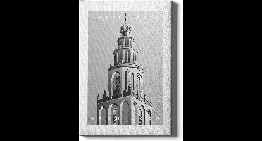 Walljar - Martinikerk - Muurdecoratie - Poster