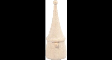 Scandinavische kerstkabouter, H: 8 cm, d 3 cm, 1 stuk