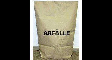 7002 Afvalzak 120 l Papier (b x h) 75 cm x 95 cm Natronblauw 25 stuk(s)