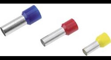 Cimco 18 2350 Adereindhulzen 6 mm² Deels geïsoleerd Geel 100 stuk(s)