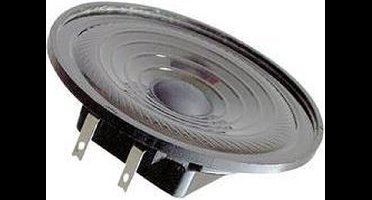 Visaton K 64 WP - 50 Ohm 2.5 inch 6.4 cm Mini-luidspreker 2 W 50 Ω Zwart Kunststof membraan