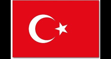 Vlag Turkije 90 x 150 cm.