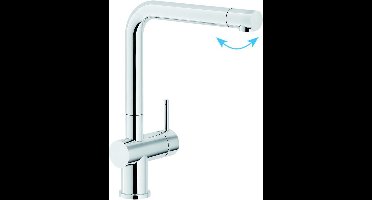 Doeco Royal Live keukenkraan Rvs-Look 8191