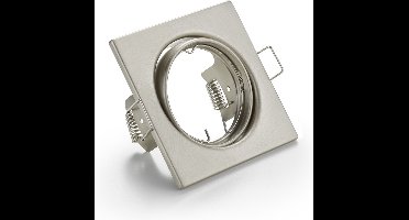 TRIO JURA - Inbouwspot - Nikkel mat - excl. 1x GU10 3 W - Zwenkbaar - Plafondbevestiging