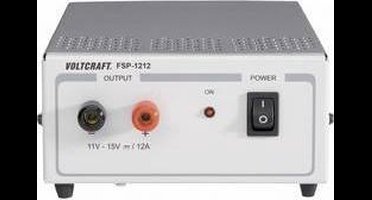 VOLTCRAFT FSP 1212 Labvoeding, vaste spanning 11 - 15 V/DC 12 A 180 W Aantal uitgangen: 1 x