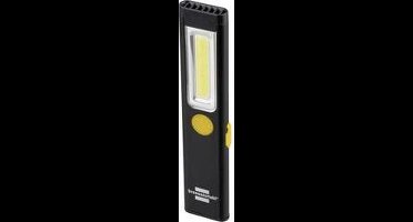 Brennenstuhl Led-zaklamp met accu, PL 200 A/ledlamp met COB-led, 200 lm, inclusief USB-oplaadkabel, tot 12 uur verlichtingsduur, COB met magneet en clip
