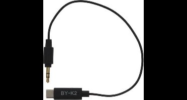 Boya Universele Adapter BY-K2 3,5mm TRS naar USB-C