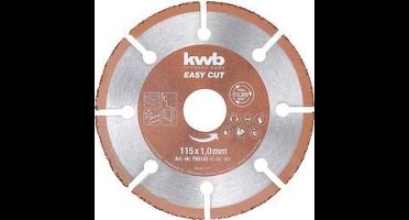 kwb 790640 Doorslijpschijf recht 150 mm 1 stuk(s) Hout, Kunststof, Koper