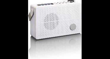 Lenco PDR-030WH - Draagbare DAB Radio met FM en DAB+ ontvangst - Wekkerradio met Snooze functie - Wit