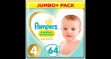 Pampers Premium Protection Luiers Maat 4 - 64 Luiers Voordeelverpakking