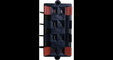 TRU COMPONENTS 737763 Luidsprekerconnector Bus, inbouw horizontaal Aantal polen: 8 Zwart 1 stuk(s)