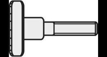 TOOLCRAFT M3*16 D464-5.8:A2K 189355 Kartelbouten M3 16 mm DIN 464 Staal Galvanisch verzinkt 10 stuk(s)