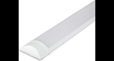 6x HOFTRONIC - LED Batten 120cm - 40W 4800 Lumen - 4000K Neutraal wit - LED TL Armatuur - Voor werkplaats, schuur en als onderbouwverlichting - Incl. montageklemmen & quick connector - 5 jaar garantie